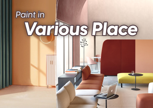 Paint directly in various places