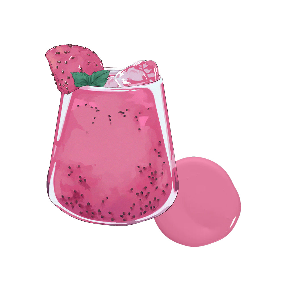 Pink pitch pitaya paint color by Noroo Wall Paint Singapore - Odorless and Nontoxic Paint