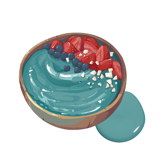 Blue Spirulina Paint Color by Noroo Wall Paint & Service Singapore