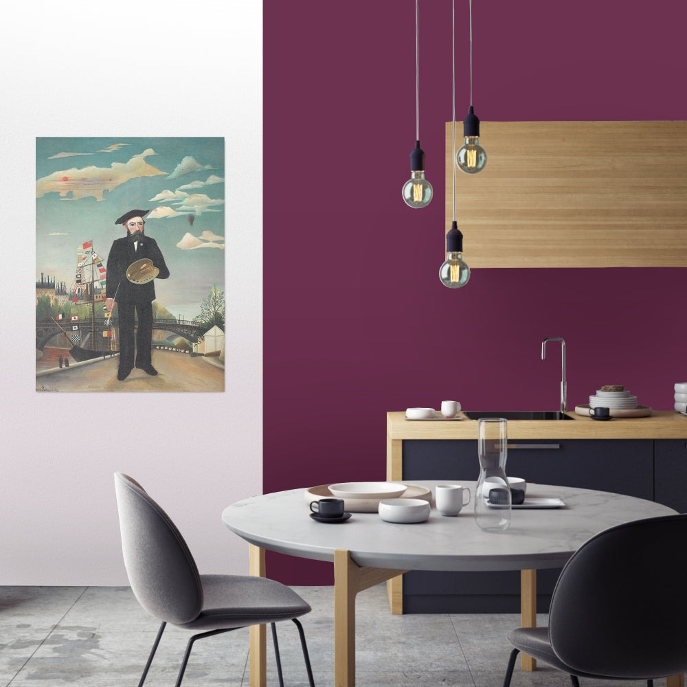 Red Plum Interior Paint Color Ideas - Dining Room Style Inspiration By Noroo Wall Paint Singapore