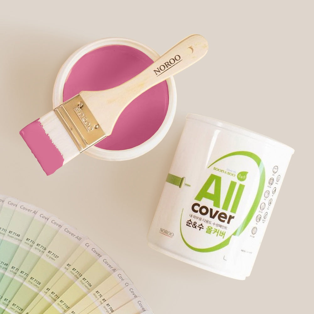 Paint Singapore Supplier - Pink Pitch Pitaya Color by Noroo Paint Singapore - Wall Paint Brand Odorless and Nontoxic from korea