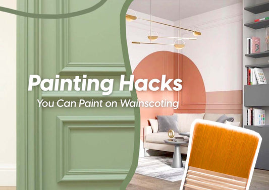 Painting Hacks: You Can Paint on Wainscoting