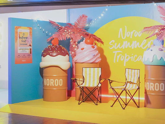 Lotte World Summer Tropical Photo Zone