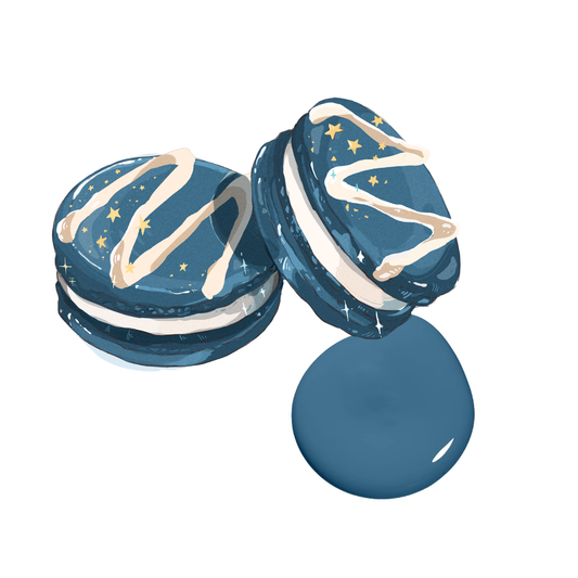 Blue Macaroon