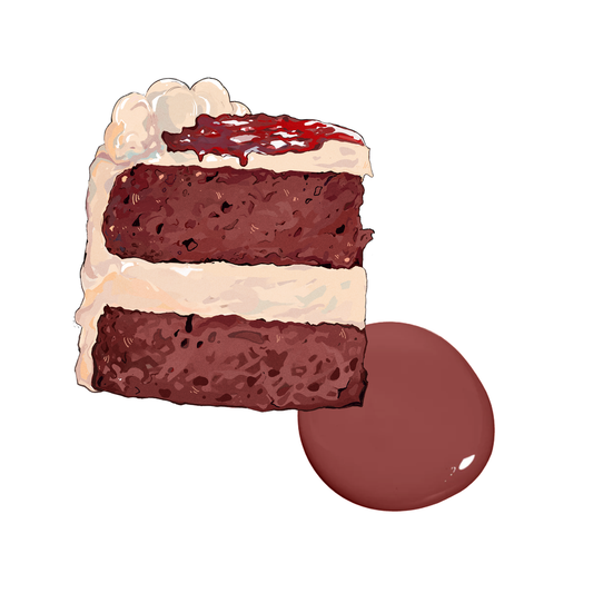 Red velvet paint color by Noroo Wall Paint Singapore - Durable, no odor, non toxic, free VOC Formula