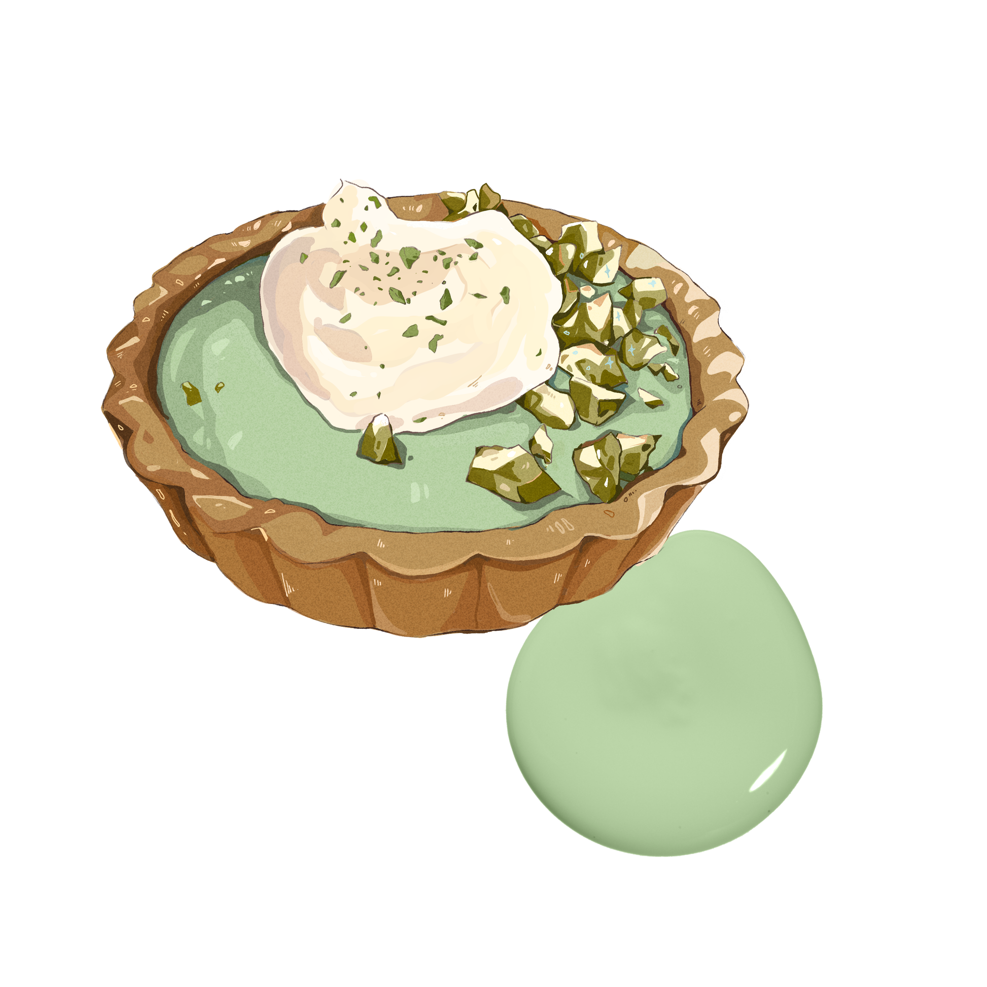 pistachio pudding clip art